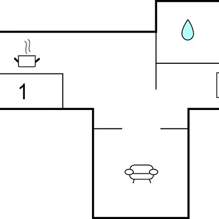 1 Bedroom Awesome In 펜션 *